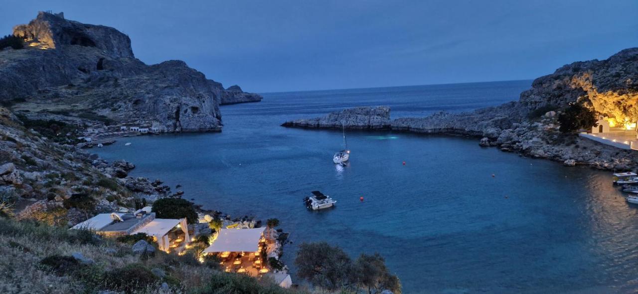 Lindos Luxury Belfry Apartment Exterior foto